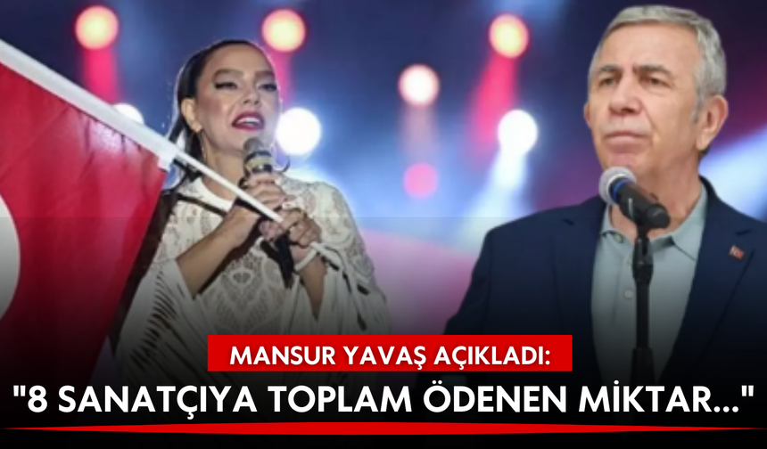 Mansur Yavaş'tan konser açıklaması: "8 sanatçıya toplam ödenen miktar..."