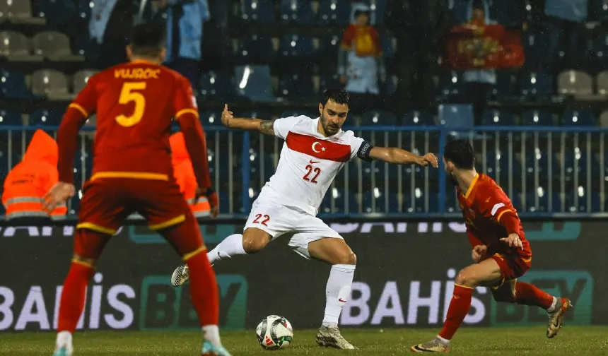 Türkiye Karadağ maçında hüsrana uğradı: 3-1 yenildik!