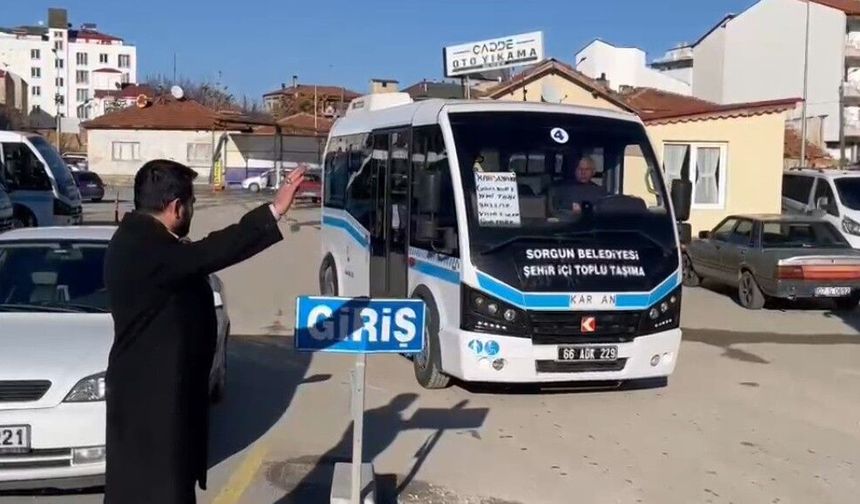 Sorgun Belediyesi'nden Gassallara Jest! Ücretsiz Seyahat Hakkı Tanındı