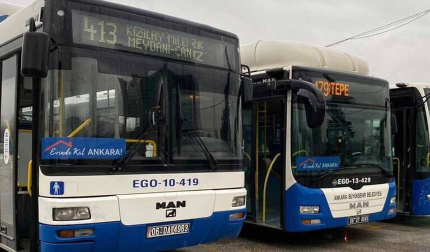 EGO duyurdu: Ankara'da kış dönemi toplu taşıma programı başladı