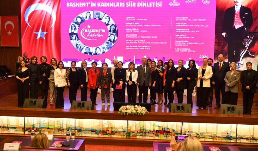 21 Mart Dünya Şiir Günü Başkent'te coşkuyla kutlandı