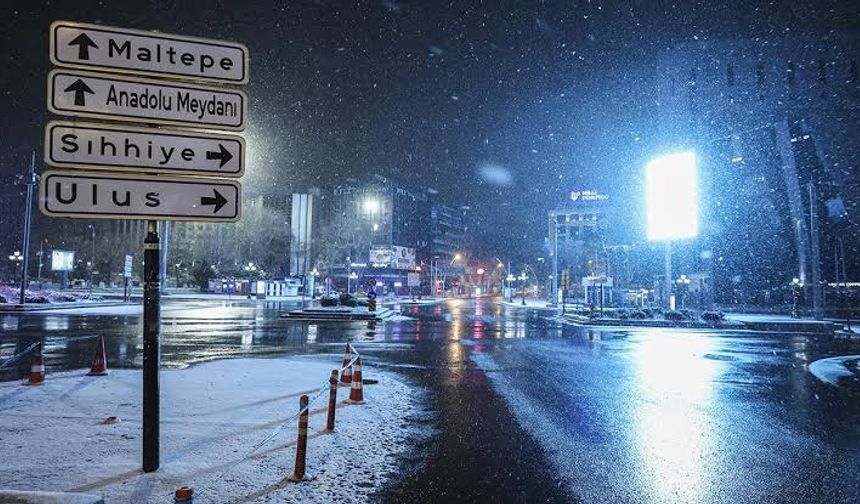 Türkiye genelinde kar ve don uyarısı: Ankara’da kar yağışı bekleniyor