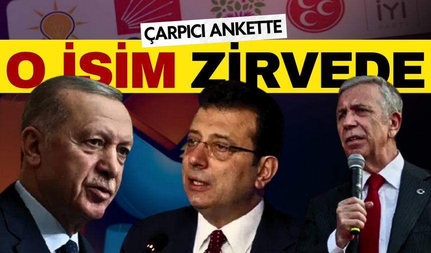 AREA Araştırma'dan çarpıcı anket: Mansur Yavaş zirvede!