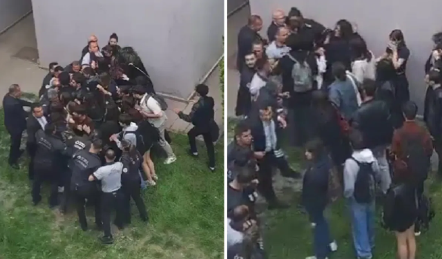 Ankara Üniversitesi'nde ortalık karıştı: Ali İsmail Korkmaz anması güvenlik engeline takıldı!