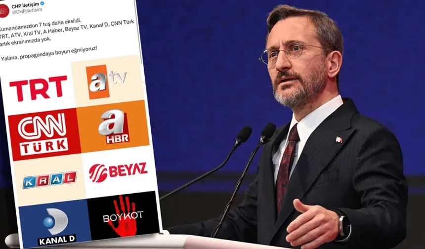 Fahrettin Altun’dan CHP’nin medya boykotuna tepki: “Milletin iradesini yok sayma alışkanlığından vazgeçin”