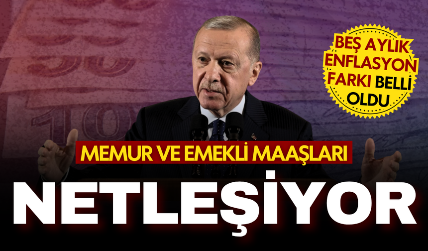 Memur ve emekliye temmuz zammı şekilleniyor: Beş aylık enflasyon farkı belli oldu!