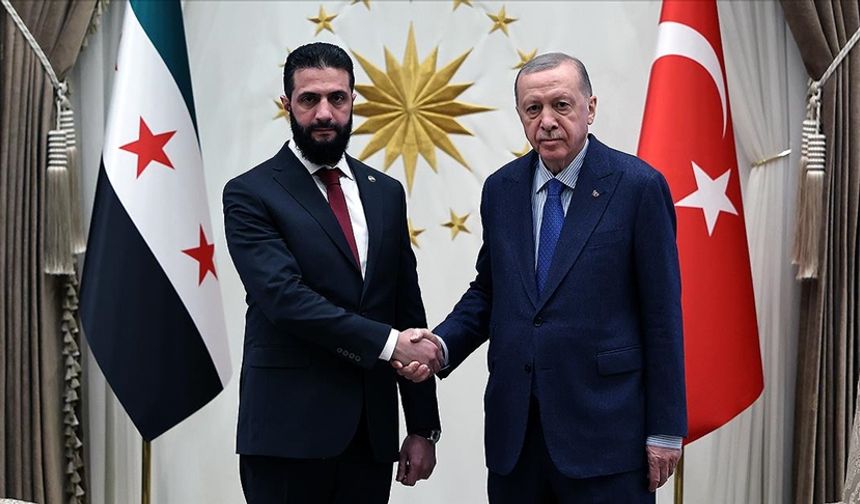 Cumhurbaşkanı Erdoğan, Suriye Cumhurbaşkanı Şara ile görüştü