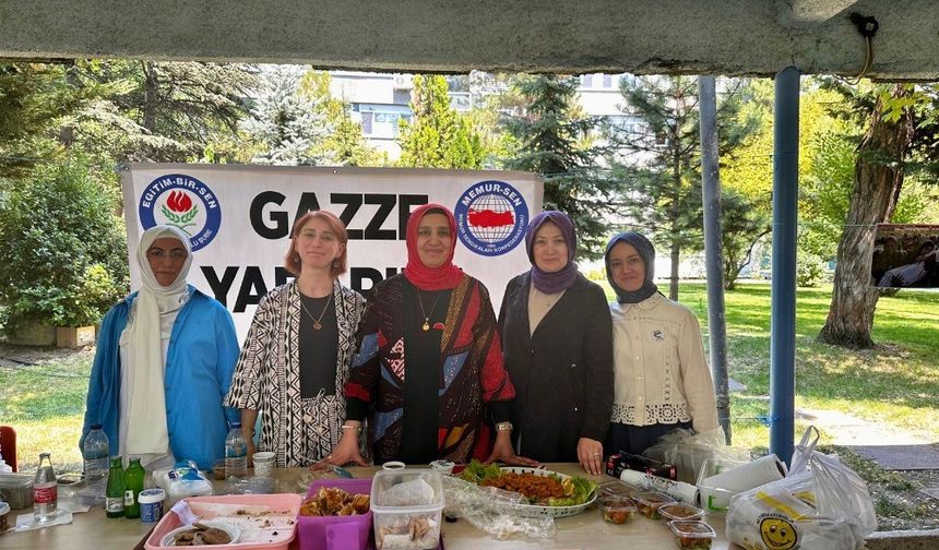 Eğitim-Bir-Sen Ankara 1 No’lu Şubesi’nden anlamlı sergi: Geliri Gazze’ye bağışlanacak