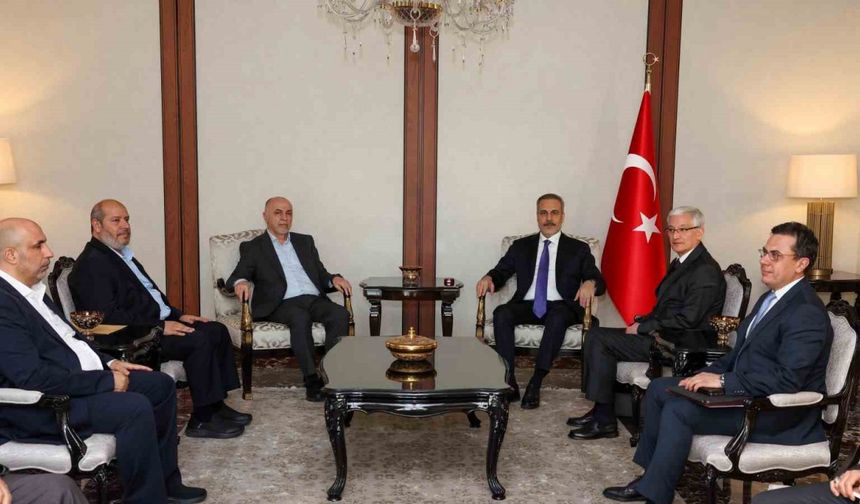 Dışişleri Bakanı Hakan Fidan, Hamas Heyetiyle Ankara’da Görüştü