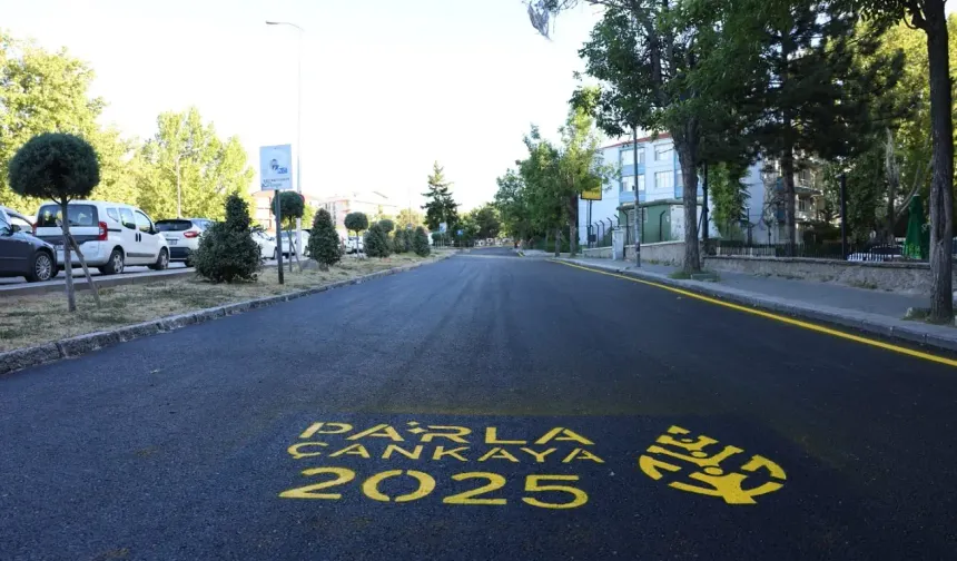 Anıt Caddesi yeni asfaltına kavuştu