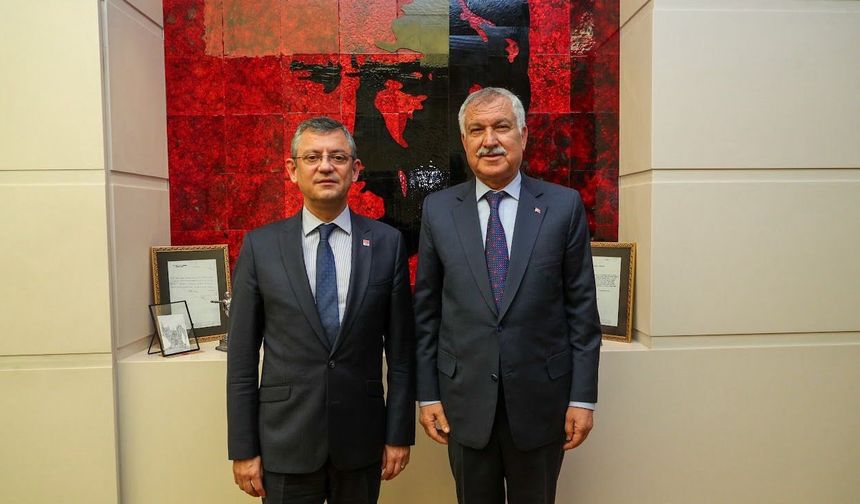 CHP lideri Özel'den Zeydan Karalar’a destek mitingi