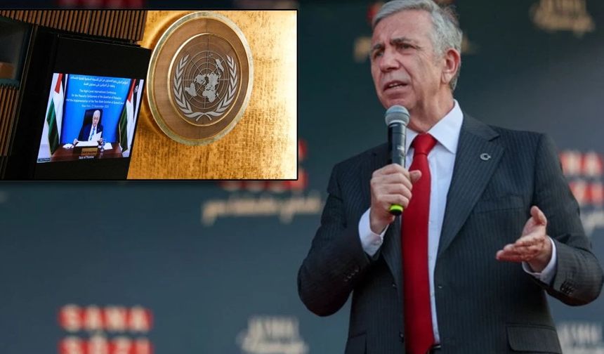 Mansur Yavaş’tan Filistin çağrısı: '1967 sınırlarında bağımsız devlet tesis edilmeli'