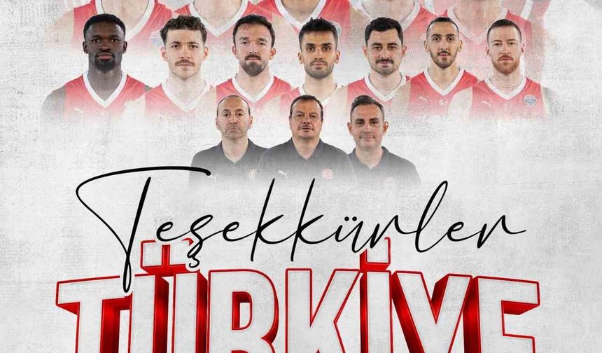 Cumhurbaşkanı Erdoğan’dan A Milli Erkek Basketbol Takımı’nı tebrik etti