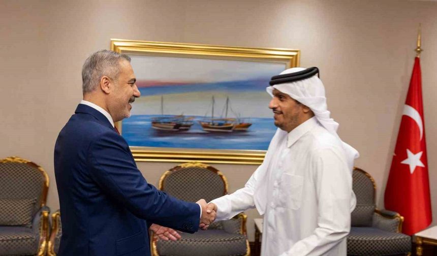 Hakan Fidan, Doha’da Katar Başbakanı Al-Thani ile görüştü