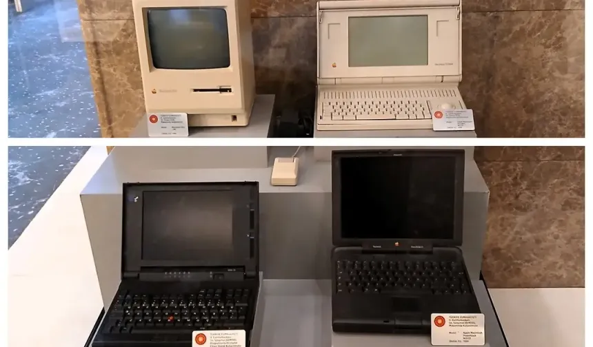 Cumhurbaşkanlarının 1990’lı yıllarda kullandıkları bilgisayarlar sergilendi