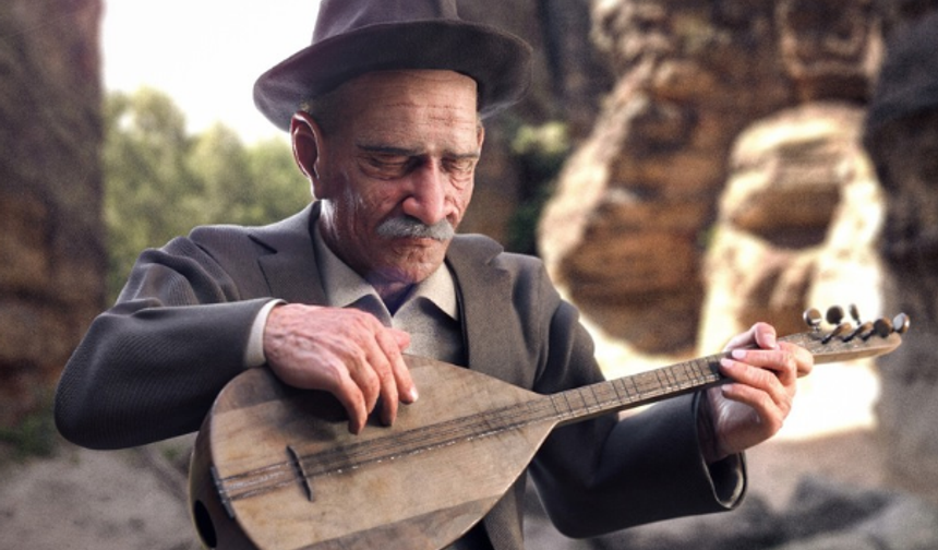 Aşık Veysel’e saygı sergisi Ankara'da ziyaretçilerini bekliyor
