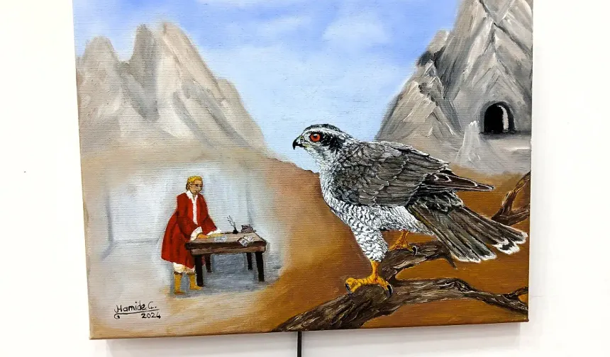 “Hamide’nin Kuşları” resim sergisi TESK Sanat Galerisi’nde