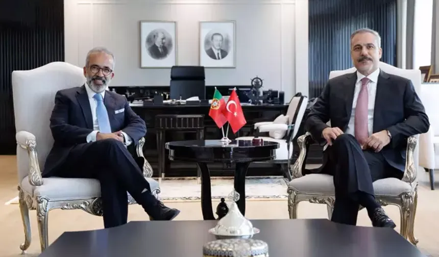 Bakan Hakan Fidan, Portekizli mevkidaşı Paulo Rangel ile Ankara’da görüştü