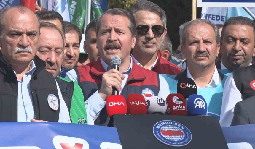 Memur-Sen'den Ankara'da bütçe çağrısı: "Memur hak ettiği ücreti alsın"