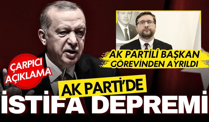 AK Parti Küçükçekmece'de şok istifa: Nejat Öztürk görevinden ayrıldı!