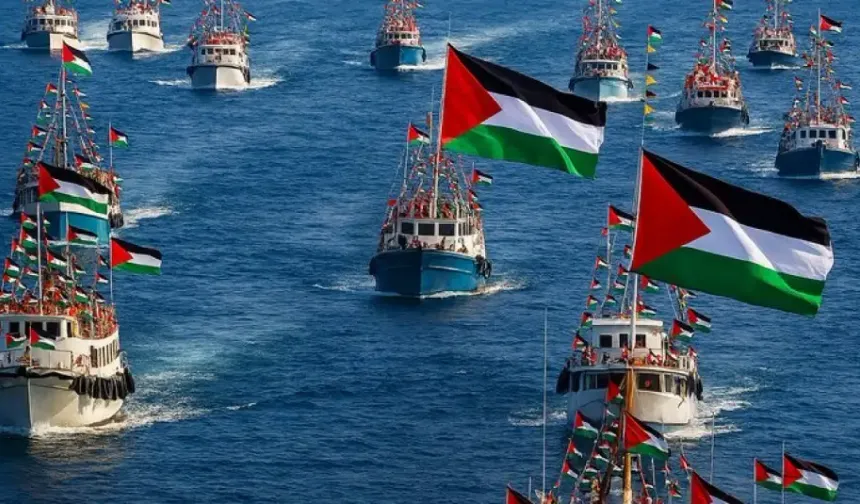 Sumud Filosu Gazze için yeniden yola çıkıyor: "Karadan ve denizden ablukayı kıracağız"