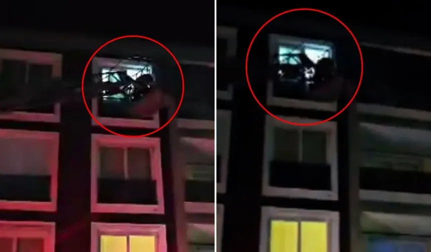 İzmir Tire’de korku dolu anlar: İtfaiye ekipleri 6.1’lik depreme itfaiye merdiveninin üzerinde yakalandı