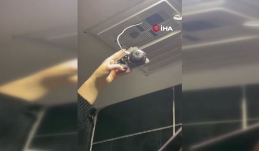 İstanbul’da skandal olay! Kadınlar tuvaletinde gizli kamera bulundu