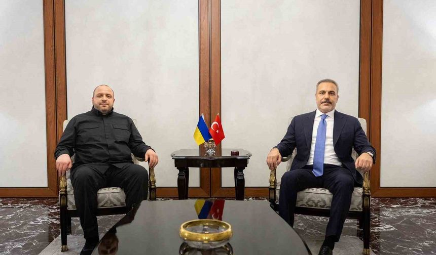 Dışişleri Bakanı Hakan Fidan, Ukraynalı mevkidaşı Rüstem Umerov ile Ankara’da görüştü