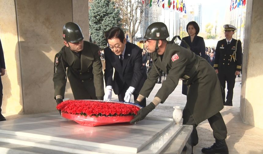 Güney Kore lideri Myung’dan Ankara’da duygulandıran ziyaret: Türk Kore gazilerine özel jest