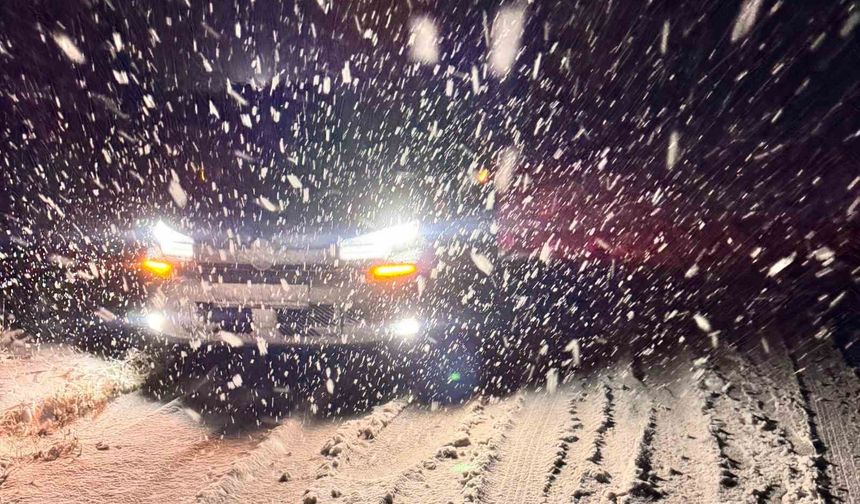 Malatya’da yoğun tipi sonrası 33 kişi mahsur kaldı: Ekipler seferber oldu