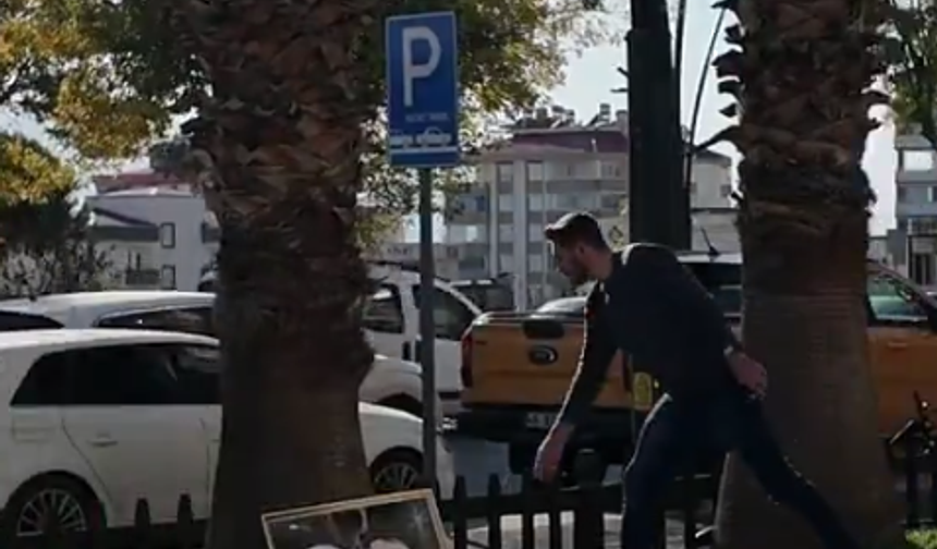 Kahramanmaraş’ta Atatürk portresiyle yapılan sosyal deney ilgi çekti