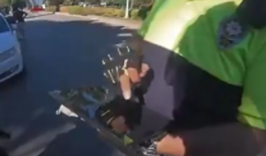 Polis ve motorcunun takipçi diyaloğu sosyal medyayı güldürdü
