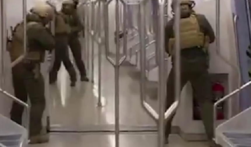 Özel Harekat'tan Ankara metrosunda gerçeği aratmayacak tatbikat