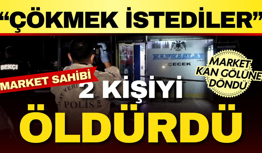 Manavgat'ta market cinayeti: "Çökmek istediler, onun için öldürdüm"