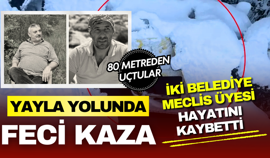 Rize Fındıklı'da acı kaza: İki belediye meclis üyesi hayatını kaybetti