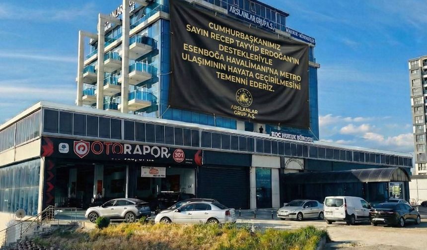 Arslanlar Grup Yönetim Kurulu Başkanı Hakan Arslan’dan Esenboğa metrosu çağrısı