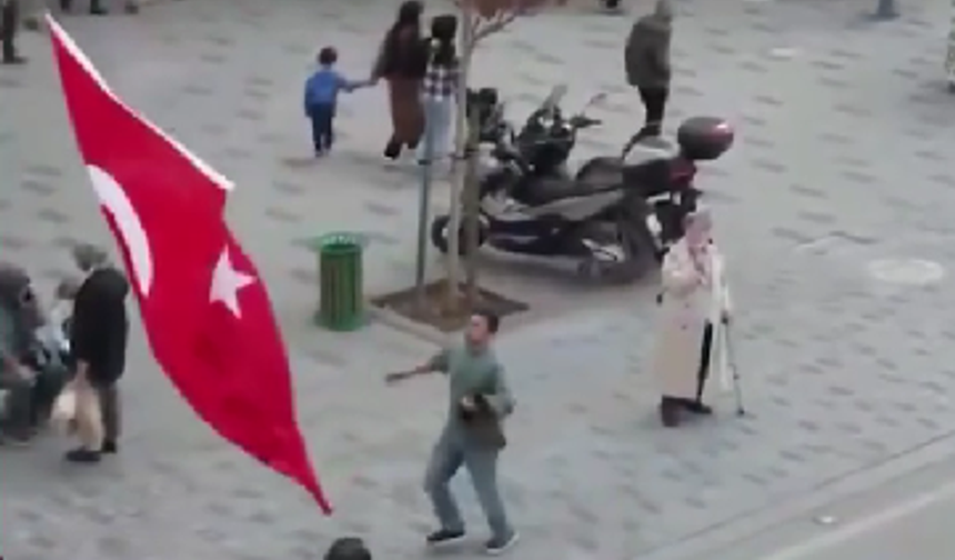 Bayrağımıza yapılan hain saldırı sonrası o video yeniden gündem oldu