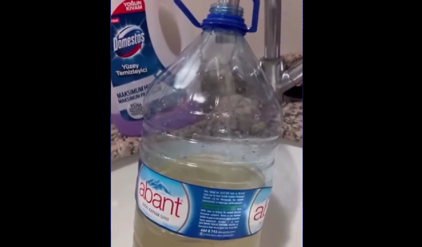 Ankara'da su krizi devam ediyor: 24 saatlik kesintinin ardından akan suya bakın...