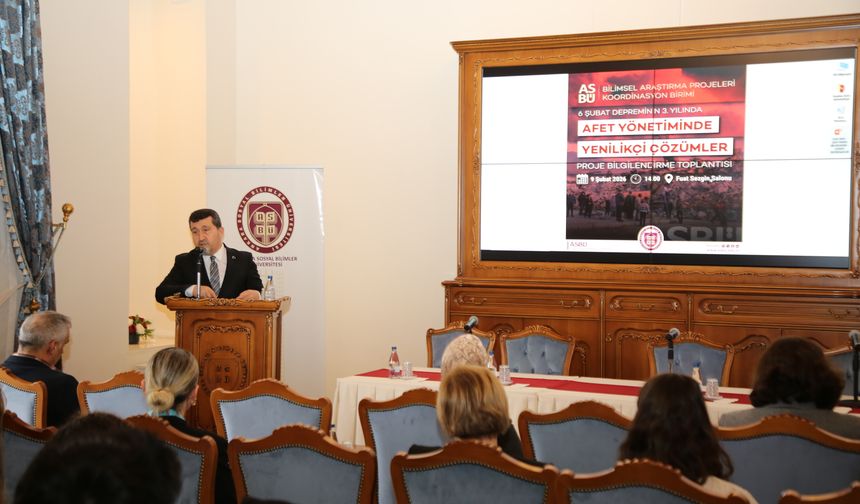 Depremin üçüncü yılında Ankara'dan afet yönetimine akademik katkı