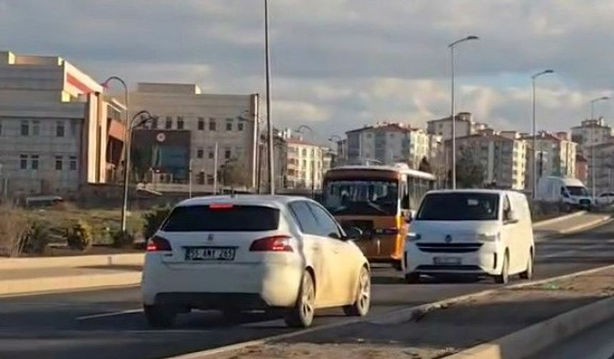 Ankara'da ters şeride girerek trafiği tehlikeye aran sürücüye rekor ceza!