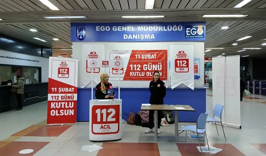 Başkent’te “112 Günü” kutlaması