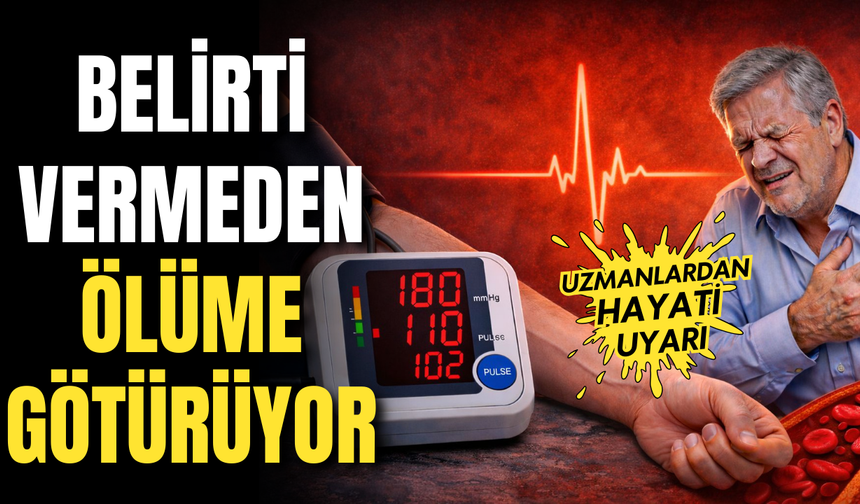 Belirti vermeden ölüme götürüyor! Yüksek tansiyon için kritik uyarı