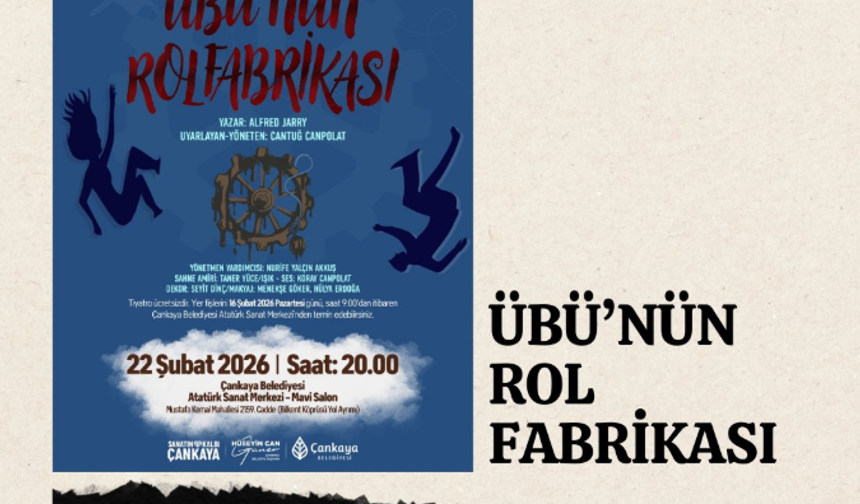 “Übü’nün Rolfabrikası” Atatürk Sanat Merkezi Sahnesinde İzleyiciyle Buluşuyor