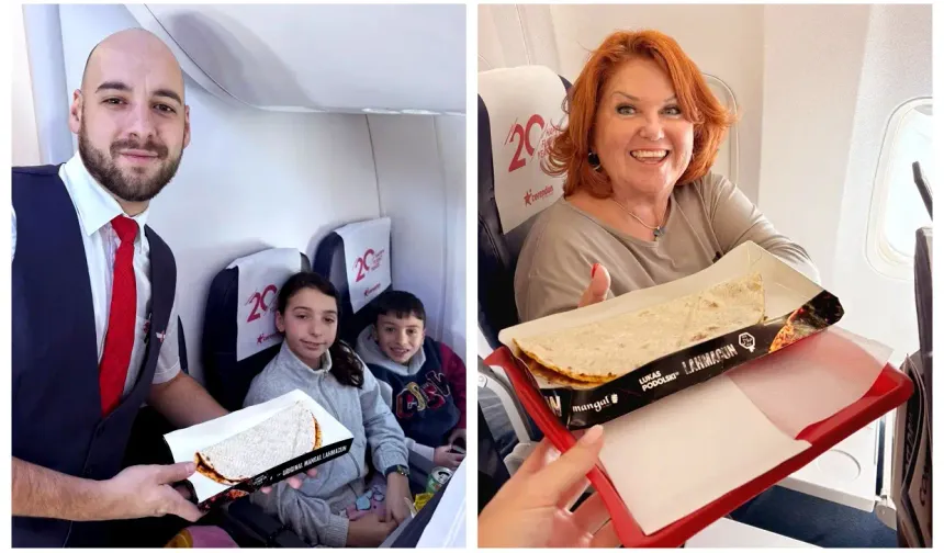 Her yirmi yolcudan biri gökyüzünde lahmacun keyfi yapmak istiyor