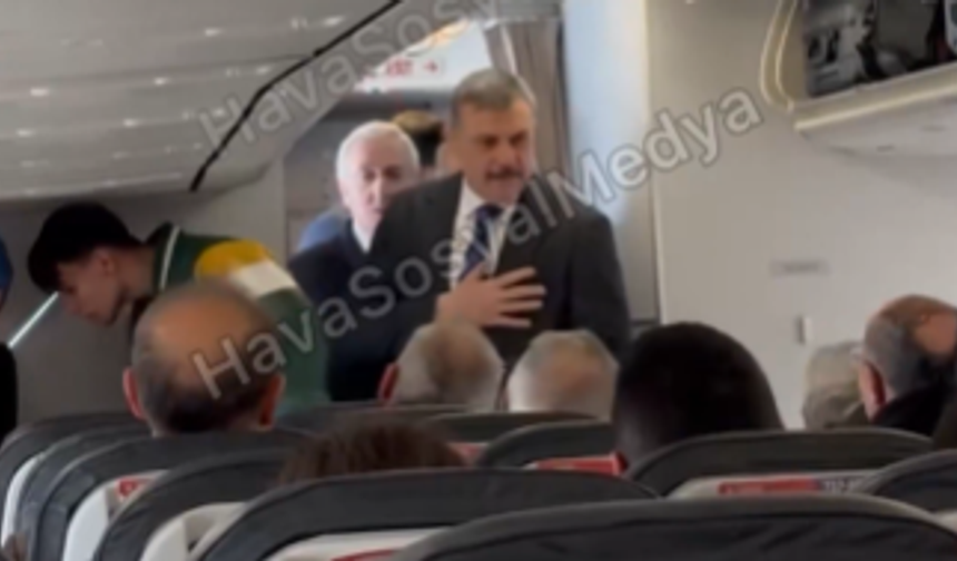 Ankara yolunda sürpriz görüntü: Yeni İçişleri Bakanı Mustafa Çiftçi tarifeli uçakta!