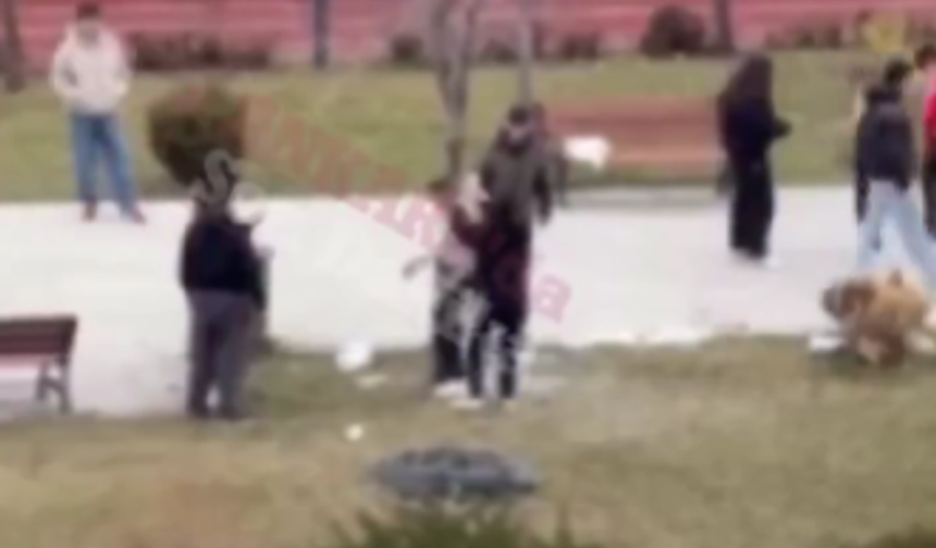 Görüntüler Ankara'dan... Bir çocuğu ağaca bağladılar, üzerine yumurta ve un atıp tükürdüler!