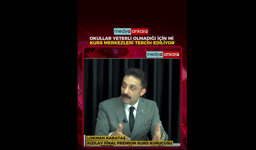 Okullar yeterli olmadığı için mi kurs merkezleri tercih ediliyor?