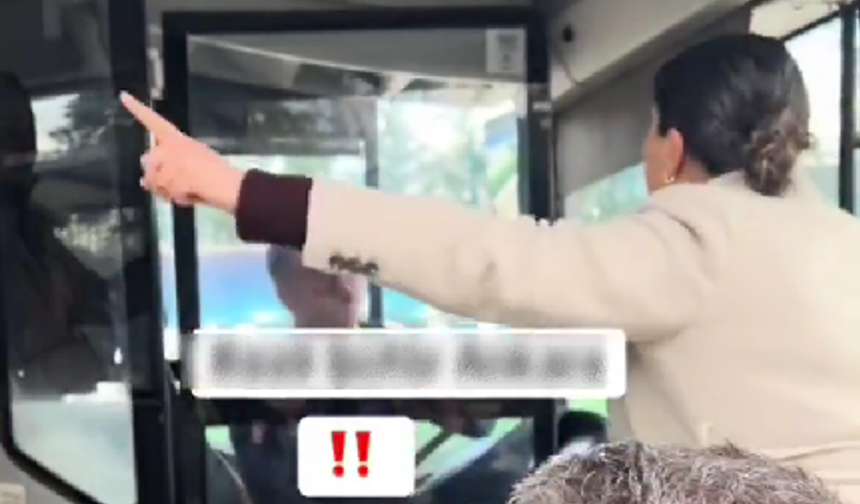Ankara'da otobüs tartışması: Şoför ile yolcu arasındaki kapı krizi bakın nasıl sonlandı!