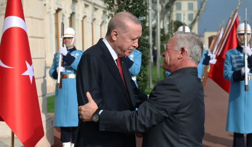 Ankara'da diplomasi trafiği: Erdoğan ile Ürdün Kralı 2. Abdullah bir araya geldi!