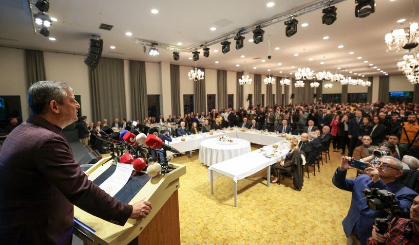 Özgür Özel Çankaya İftar Programında Teşkilatla Buluştu